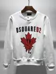 dsquared2 2019 sweatshirt logo printing white ds266